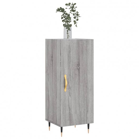 Buffet Sonoma gris 34,5x34x90 cm Bois d'ingénierie