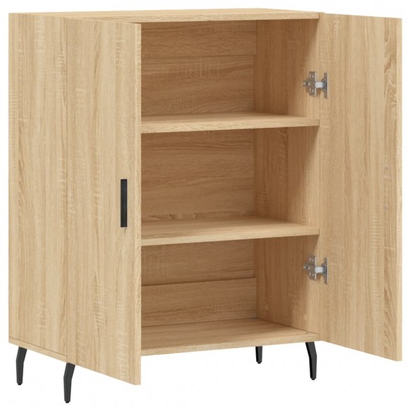 Buffet chêne sonoma 69,5x34x90 cm bois d'ingénierie