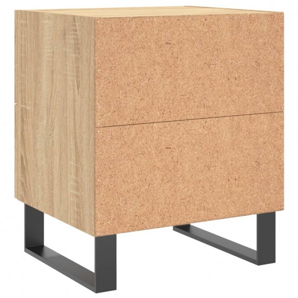 Table de chevet chêne sonoma 40x35x47,5 cm bois d’ingénierie