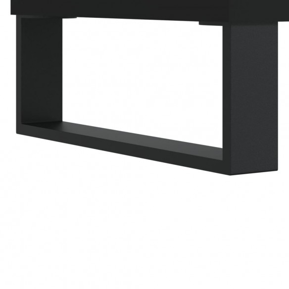 Table basse Noir 60x60x30 cm Bois d'ingénierie