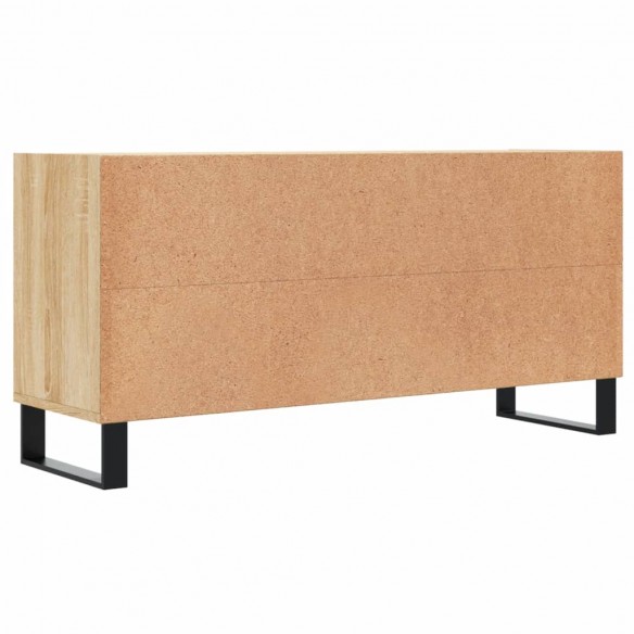 Meuble TV chêne sonoma 103,5x30x50 cm bois d'ingénierie