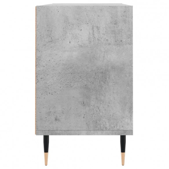 Meuble TV gris béton 103,5x30x50 cm bois d'ingénierie