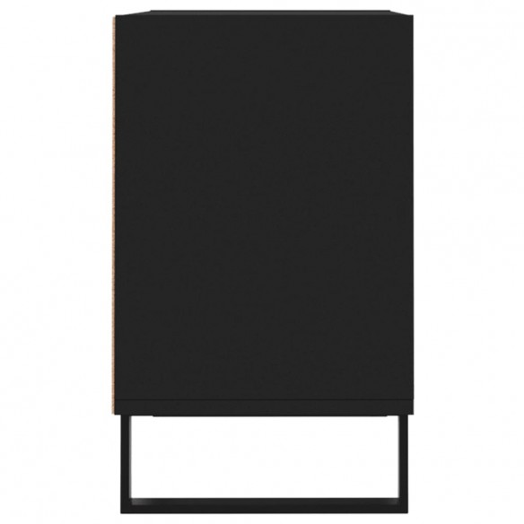 Meuble TV noir 69,5 x 30 x 50 cm bois d'ingénierie