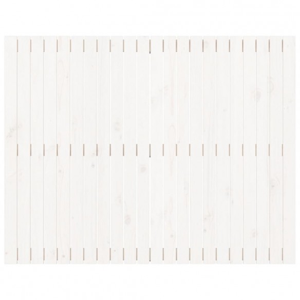 Tête de lit murale Blanc 140x3x110 cm Bois massif de pin