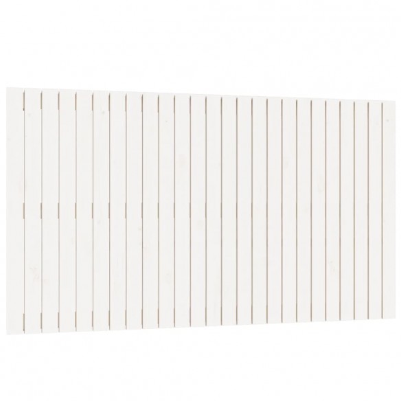 Tête de lit murale Blanc 159,5x3x90 cm Bois massif de pin