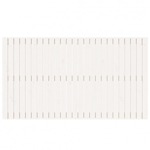 Tête de lit murale Blanc 159,5x3x90 cm Bois massif de pin