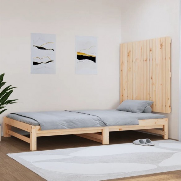 Tête de lit murale 108x3x90 cm Bois massif de pin