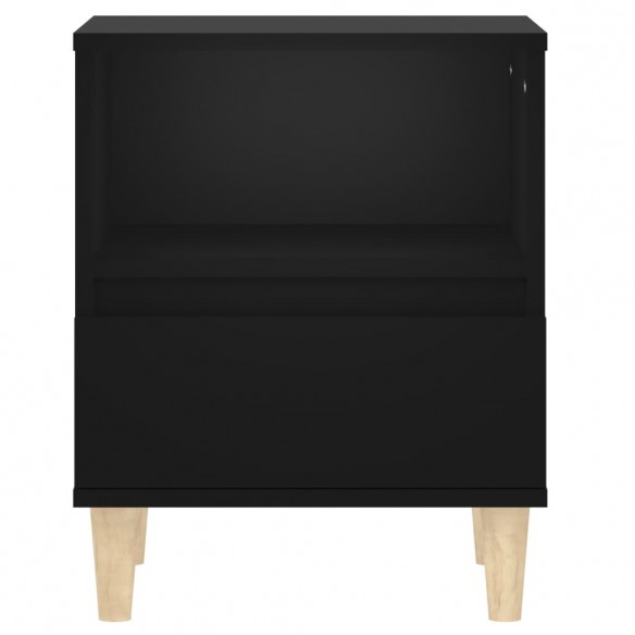 Tables de chevet 2 pcs Noir 40x35x50 cm