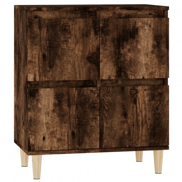 Buffet Chêne fumé 60x35x70 cm Bois d'ingénierie