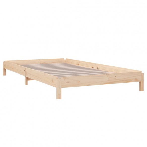 Lit empilable 100x200 cm Bois de pin massif