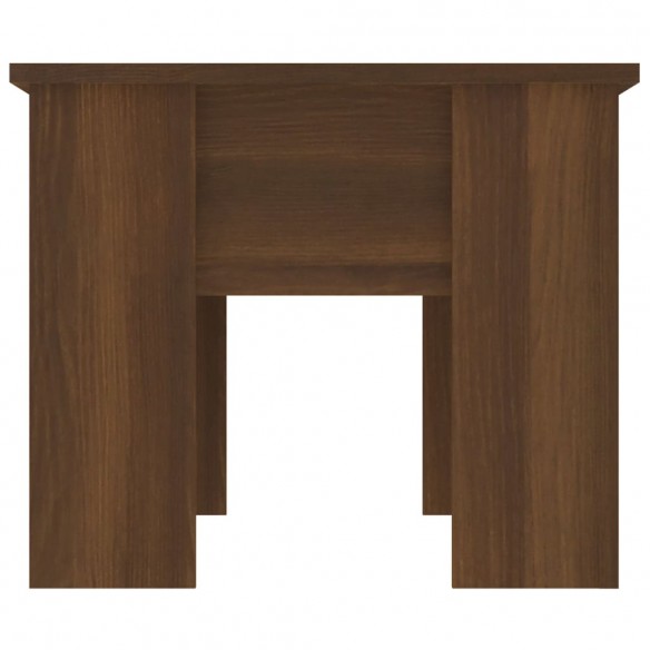 Table basse Chêne marron 79x49x41 cm Bois d'ingénierie