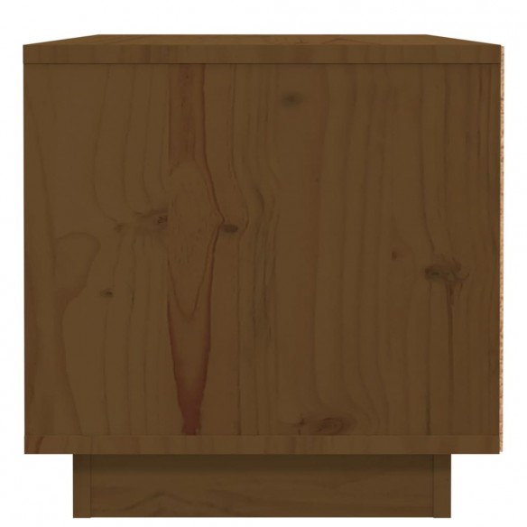 Table de chevet Marron miel 40x34x35 cm Bois de pin solide