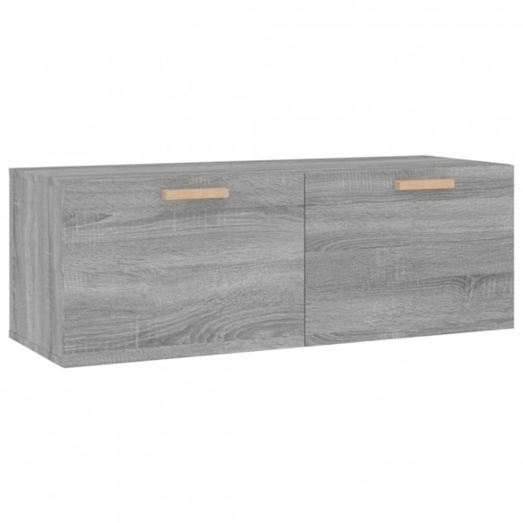 Armoire murale Sonoma gris 100x36,5x35 cm Bois d'ingénierie