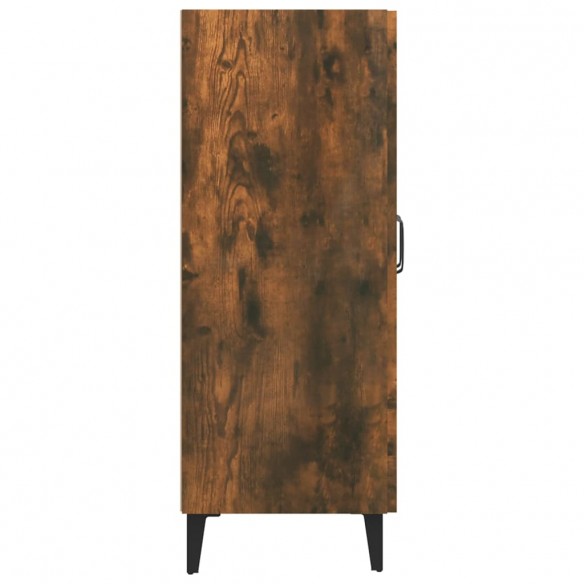 Buffet chêne fumé 69,5x34x90 cm bois d'ingénierie