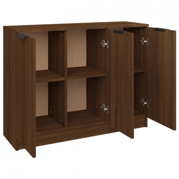 Buffet Chêne marron 90,5x30x70 cm Bois d'ingénierie