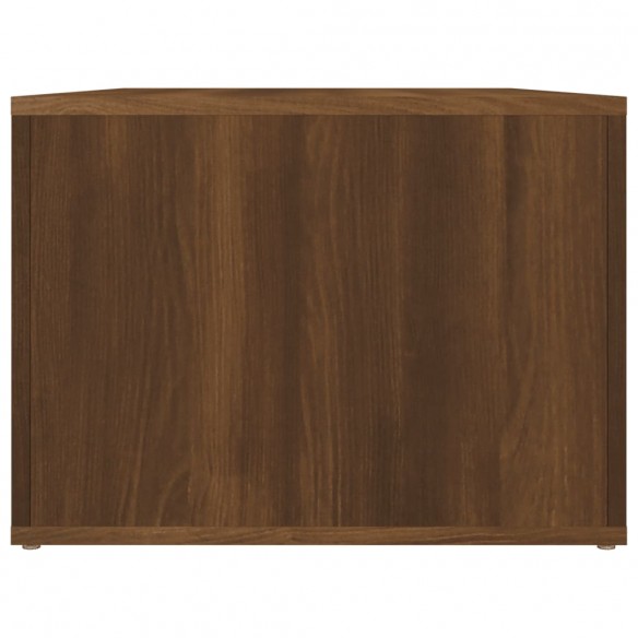 Table basse Chêne marron 80x50x36 cm Bois d'ingénierie