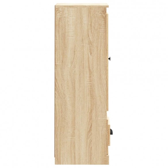 Buffet haut chêne sonoma 36x35,5x103,5 cm bois d'ingénierie