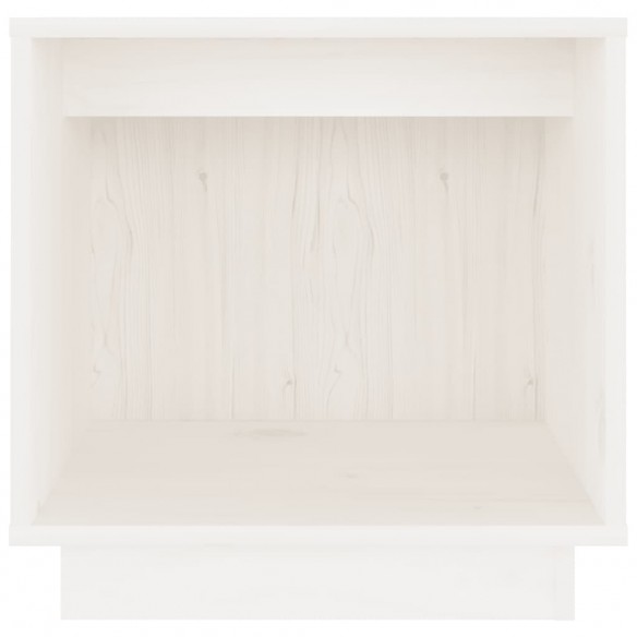 Tables de chevet 2 pcs Blanc 40x30x40 cm Bois de pin solide