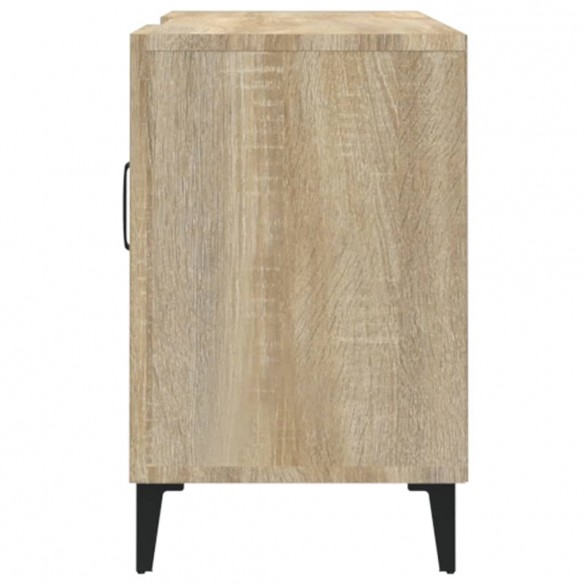 Meuble TV chêne sonoma 150x30x50 cm bois d'ingénierie