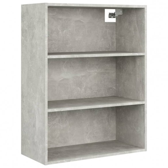 Armoire murale suspendue Gris béton 69,5x32,5x90 cm