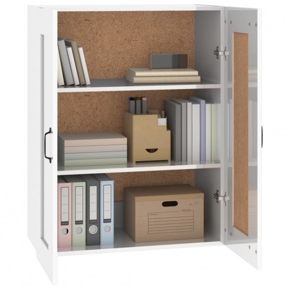 Armoire murale suspendue Blanc brillant 69,5x32,5x90 cm