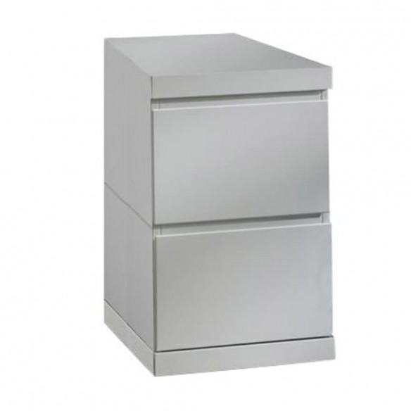 Caisson sous bureau 2 tiroirs Lara Bois Blanc