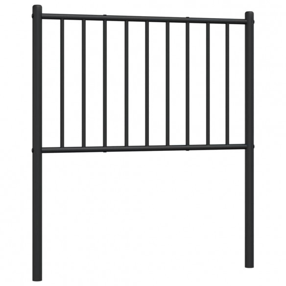 Tête de lit métal noir 75 cm