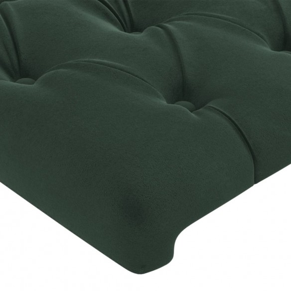Tête de lit Vert foncé 80x7x78/88 cm Velours