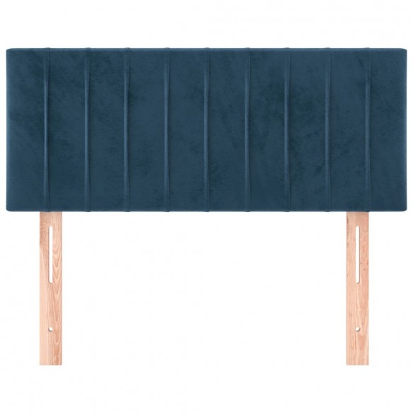 Tête de lit Bleu foncé 90x5x78/88 cm Velours