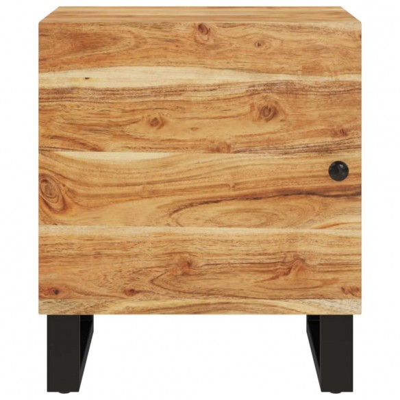 Table de chevet 40x33x46 cm Bois d'acacia massif