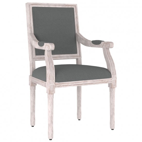 Fauteuil gris foncé 54x59x99 cm tissu