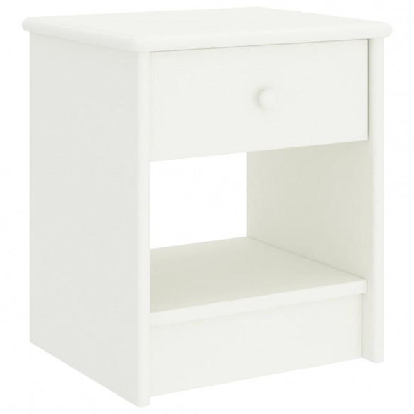 Tables de chevet 2 pcs Blanc 35x30x40 cm Bois de pin massif