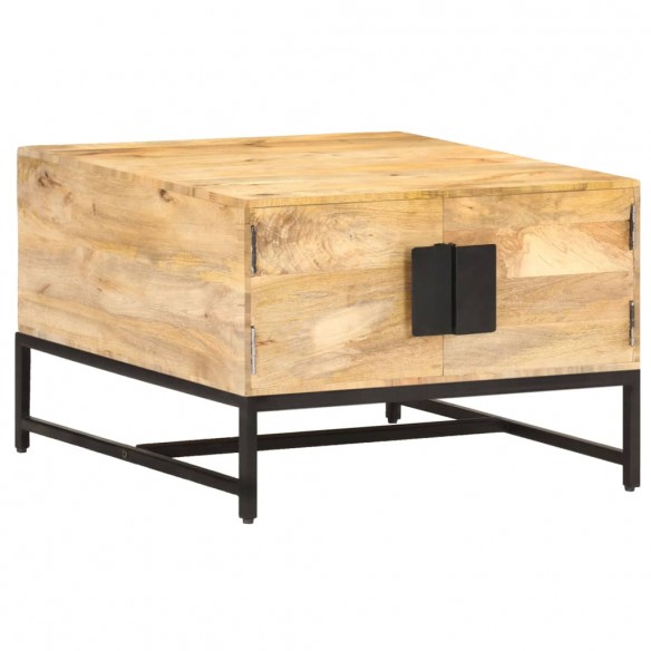 Table basse 67x67x45 cm Bois de manguier massif