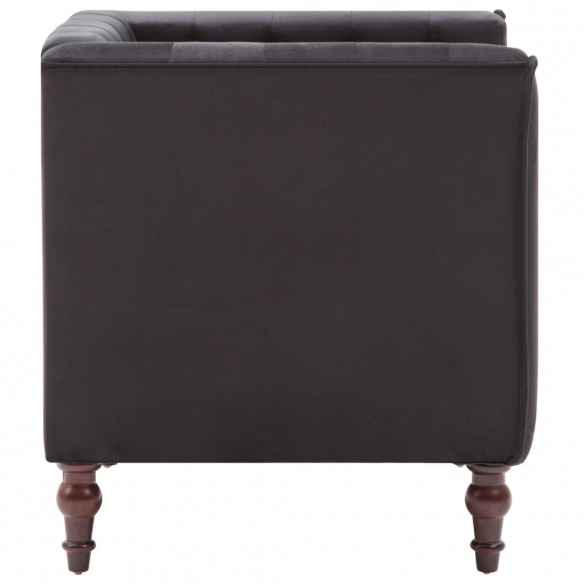 Fauteuil Noir Velours