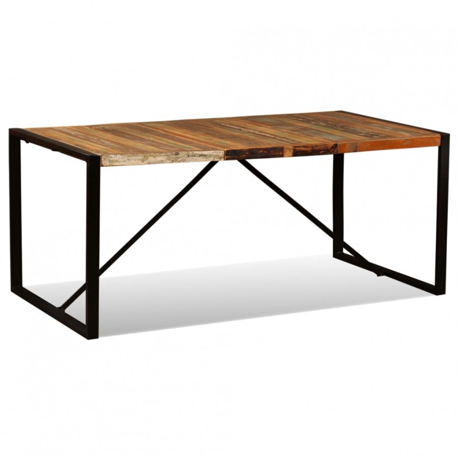 Table de salle à manger Bois de récupération massif 180 cm Table de salle à manger Bois de récupération massif 180 cm