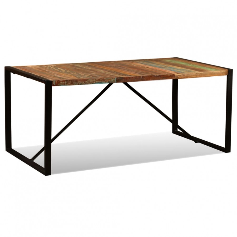Table de salle à manger Bois de récupération massif 180 cm Table de salle à manger Bois de récupération massif 180 cm