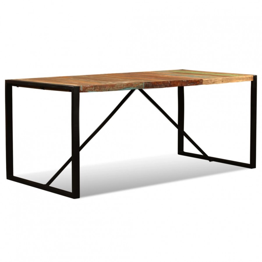 Table de salle à manger Bois de récupération massif 180 cm Table de salle à manger Bois de récupération massif 180 cm