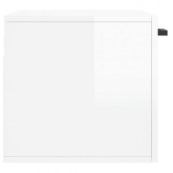Armoire murale Blanc brillant 60x36,5x35 cm Bois d'ingénierie