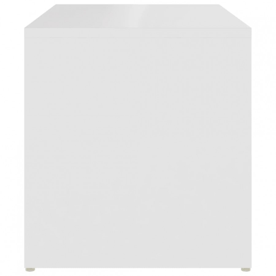 Table d'appoint Blanc 59x36x38 cm Aggloméré