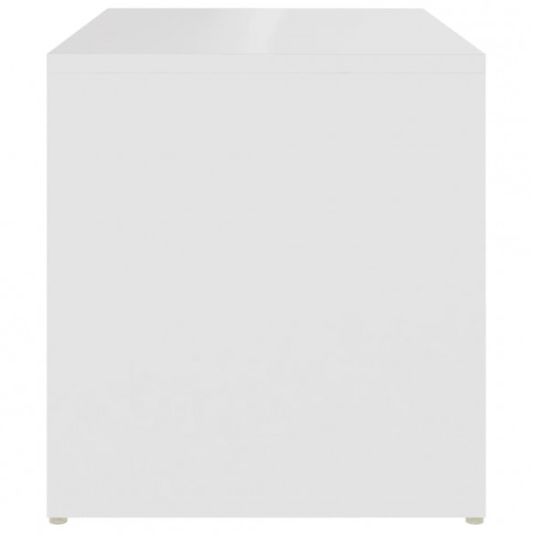 Table d'appoint Blanc 59x36x38 cm Aggloméré