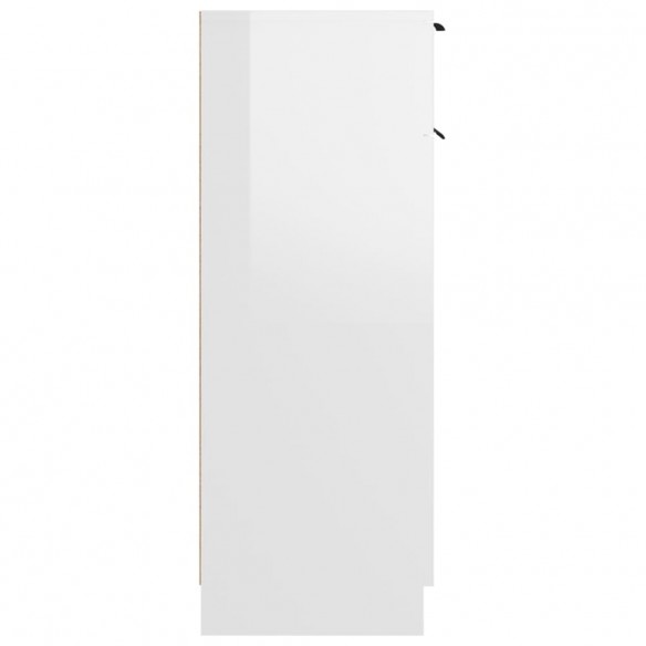 Armoire de salle de bain Blanc brillant 32x34x90 cm
