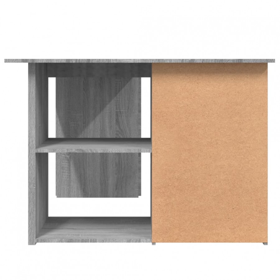 Bureau d'angle Sonoma gris 145x100x76 cm 
