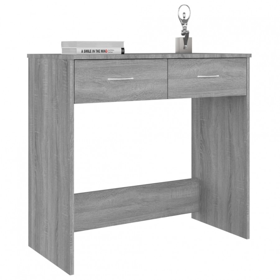 Bureau Sonoma gris 80x40x75 cm 