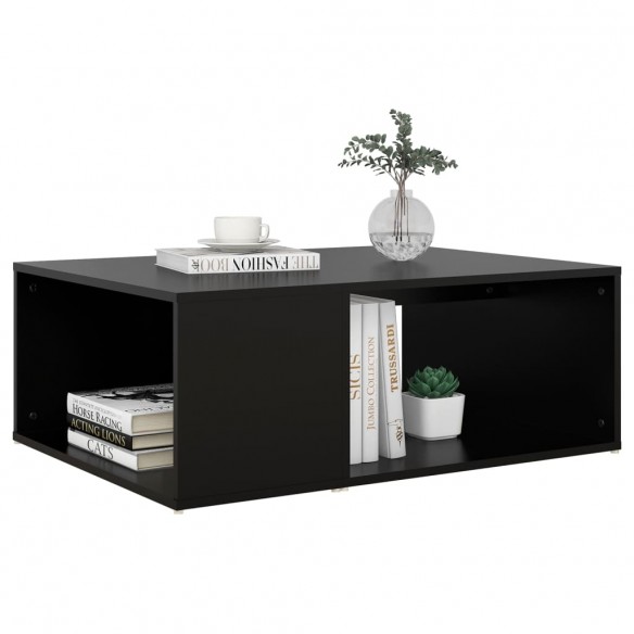 Table basse Noir 90x67x33 cm Aggloméré