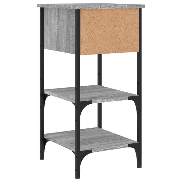 Table de chevet Sonoma gris 34x36x70 cm Bois d'ingénierie