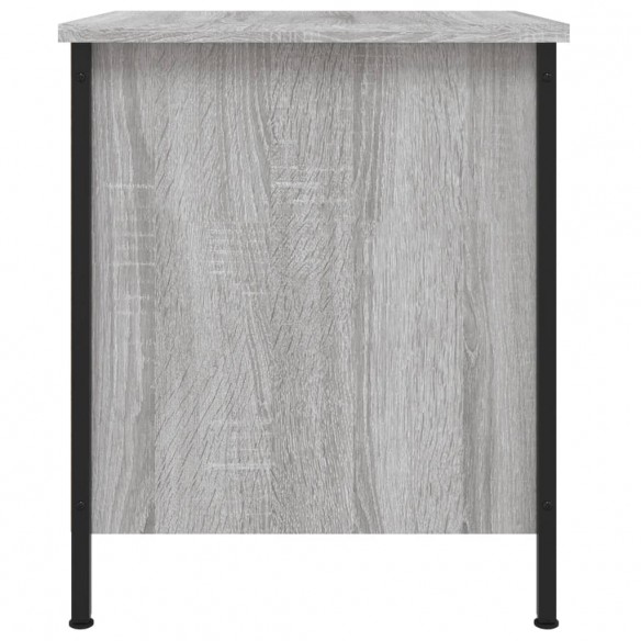 Table de chevet sonoma gris 40x42x50 cm bois d'ingénierie