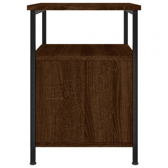 Tables de chevet 2pcs chêne marron 34x35,5x50cm bois ingénierie
