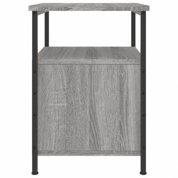 Tables de chevet 2 pcs sonoma gris 34x35,5x50cm bois ingénierie