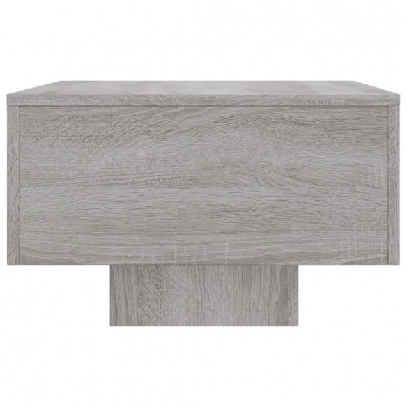 Table basse sonoma gris 100x49,5x31 cm bois d'ingénierie