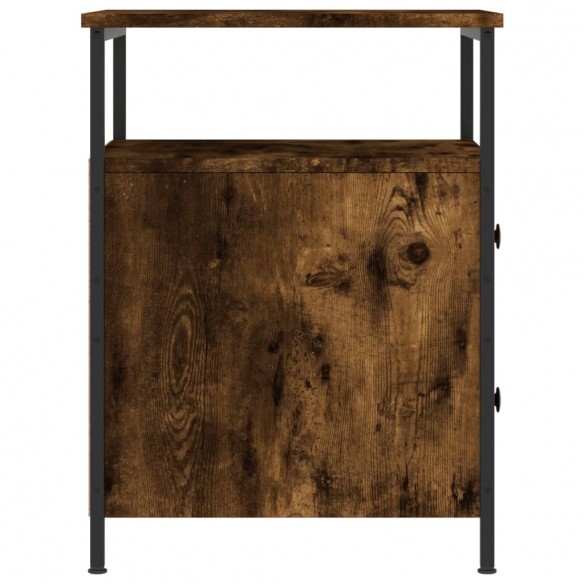 Tables de chevet 2 pcs chêne fumé 44x45x60 cm bois ingénierie